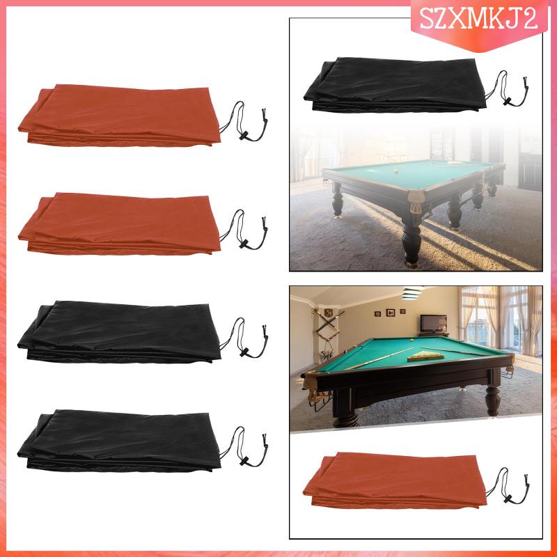 Vỏ Bọc Bảo Vệ Bàn Bida Bằng Vải Oxford Chống Bụi Chống Nước Có Dây Rút