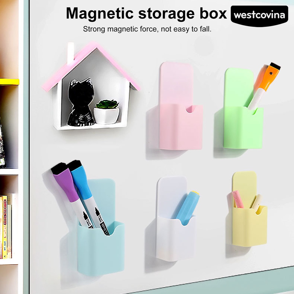[WSTN]✎Bộ 4 Giá Đỡ Bút Đánh Dấu Có Giác Hút Mạnh Chống Rơi Vỡ Dễ Sử Dụng