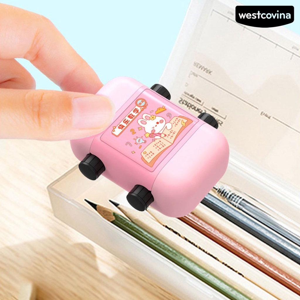 [WSTN]✎Con Dấu Lăn Trong Suốt Khô Nhanh Có Thể Tái Sử Dụng Hỗ Trợ Học Toán