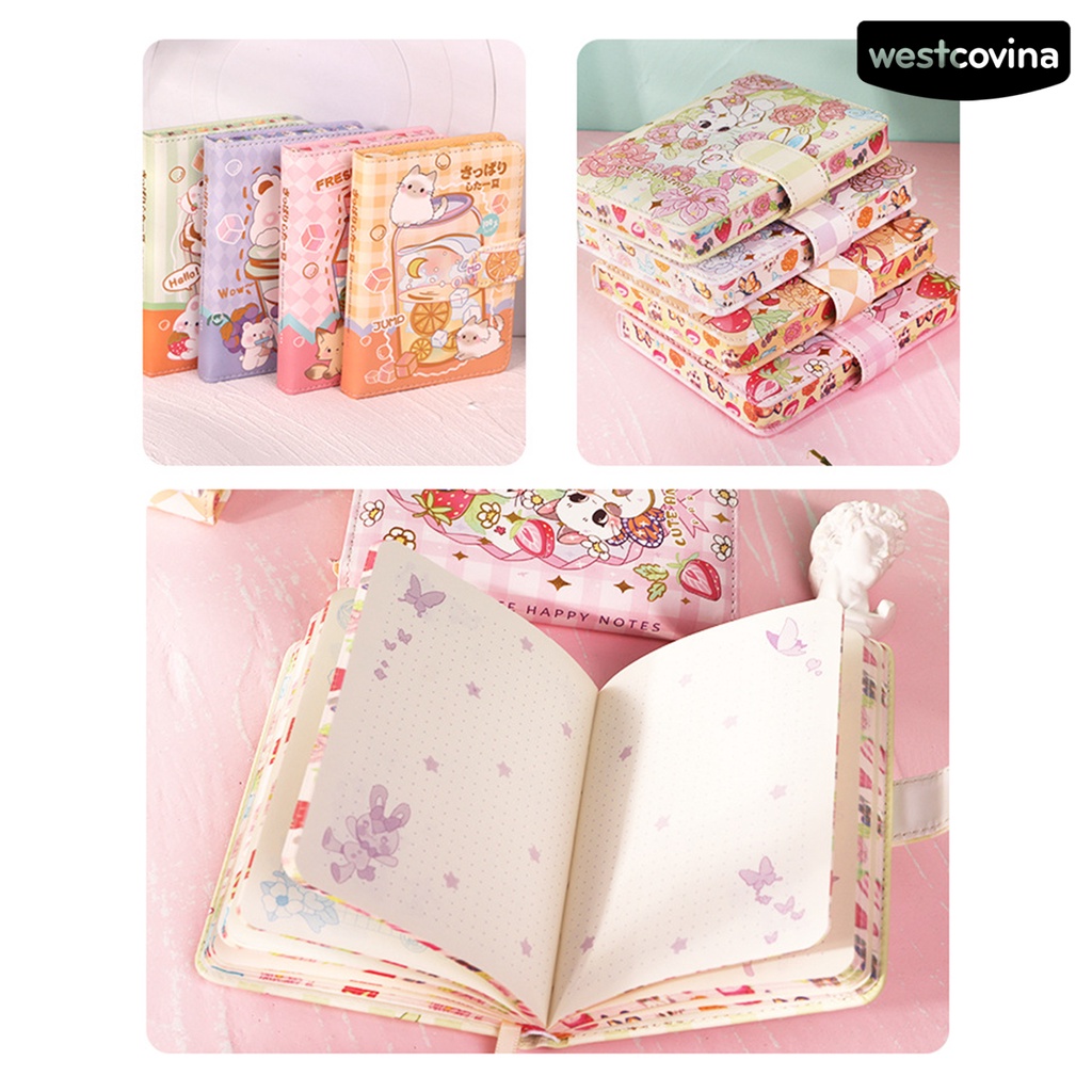 [WSTN] [WSTN]✎Bộ 128 Tờ Sách Agenda Chất Liệu Giả Da Mềm Mại