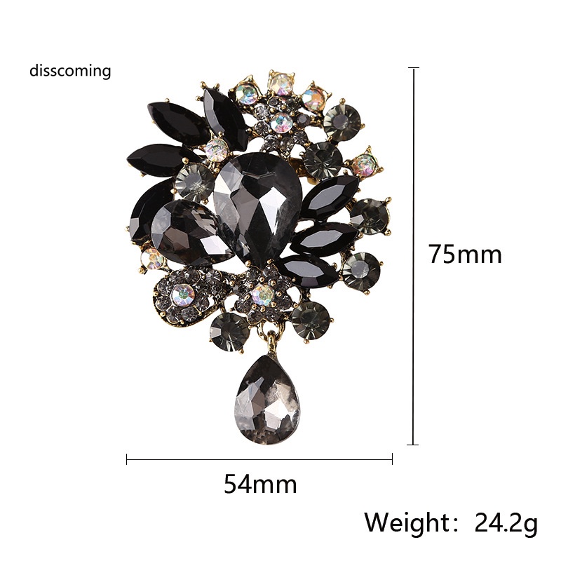 Áo Thun In Hình SL SL SL SL Thời Trang Cá Tính| Ghim Cài Áo Đính Đá Pha Lê Nhân Tạo Thời Trang