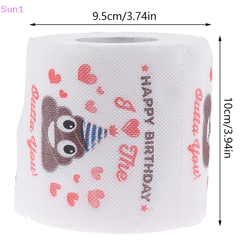 1 Cuộn Giấy Vệ Sinh Họa Tiết Vui Nhộn Dành Cho Nam Và Nữ Sun1 > 1 Cuộn