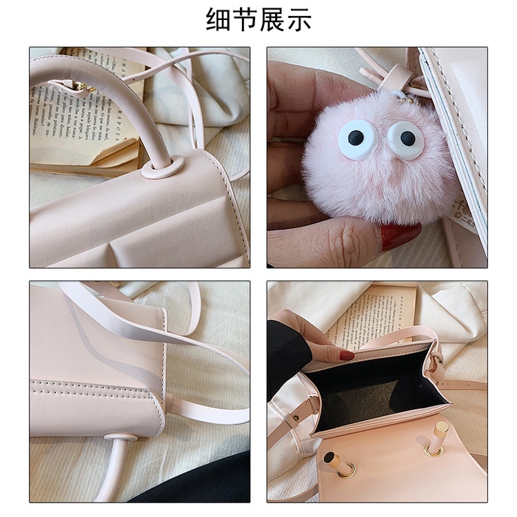 Túi Xách Đeo Chéo Nắp Gập Màu Trơn Mẫu Mới 2023 Thời Trang Mùa Hè Cho Nữ