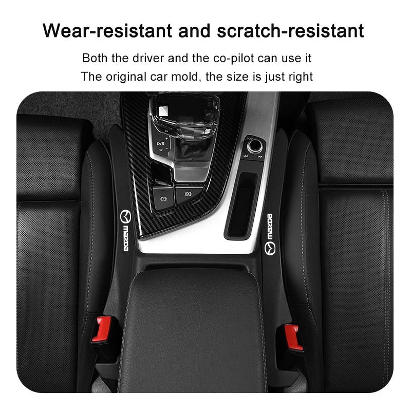 Đệm Da Lót Khe Hở Ghế Ngồi Xe Hơi Mazda 3 / 5 / 6 CX3 CX5 CX8 CX30 RX7 RX8