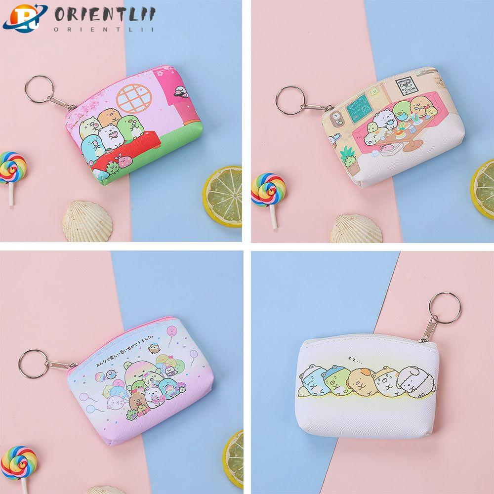 ORIENTLII Ví Đựng Tiền Xu San-X Sumikko Gurashi Họa Tiết Hoạt Hình Dễ Thương