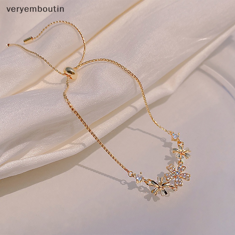 Vòng Tay Đính Đá Opal Màu Sắc Tinh Tế Có Thể Điều Chỉnh Kích Thước Dành Cho Nữ