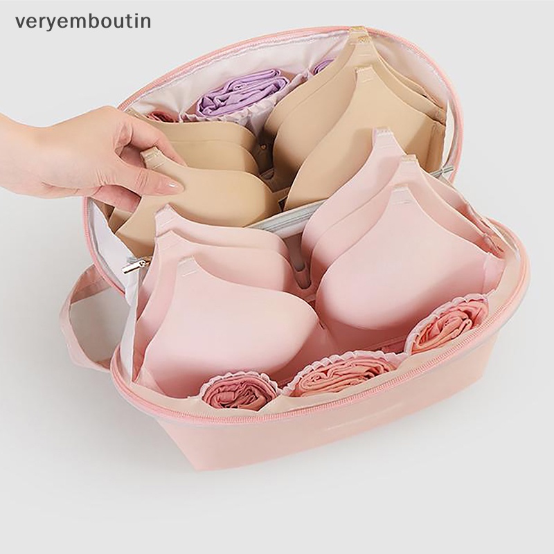 Túi Đựng Đồ Lót / Vớ / Mỹ Phẩm Nhiều Ngăn Tiện Dụng Mang Theo Du Lịch Cho Nữ