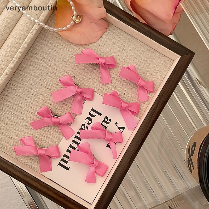 Set 8 Kẹp Tóc Nơ Nhỏ Dễ Thương Thời Trang Mùa Hè Cho Bé Gái