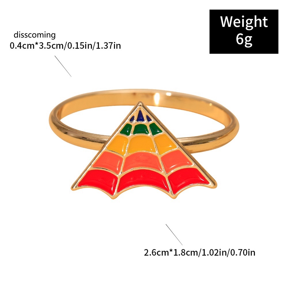 Áo Khoác SL SL Kiểu Dáng Trẻ Trung Năng Động| Vòng Nhẫn Khóa Khăn Ăn Bằng Hợp Kim Màu Cầu Vồng Phong Cách Phương Tây