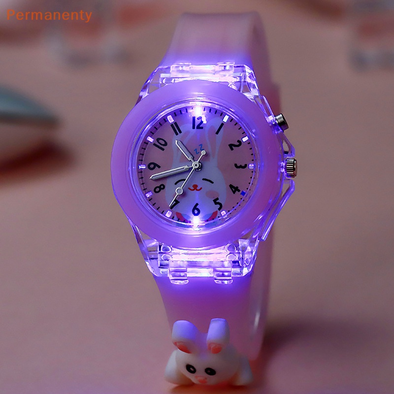 SANRIO Đồng Hồ Điện Tử Dạ Quang Hình Anime My Melody Kuromi Cinnamoroll Dễ Thương Làm Quà Sinh Nhật Cho Bé Gái