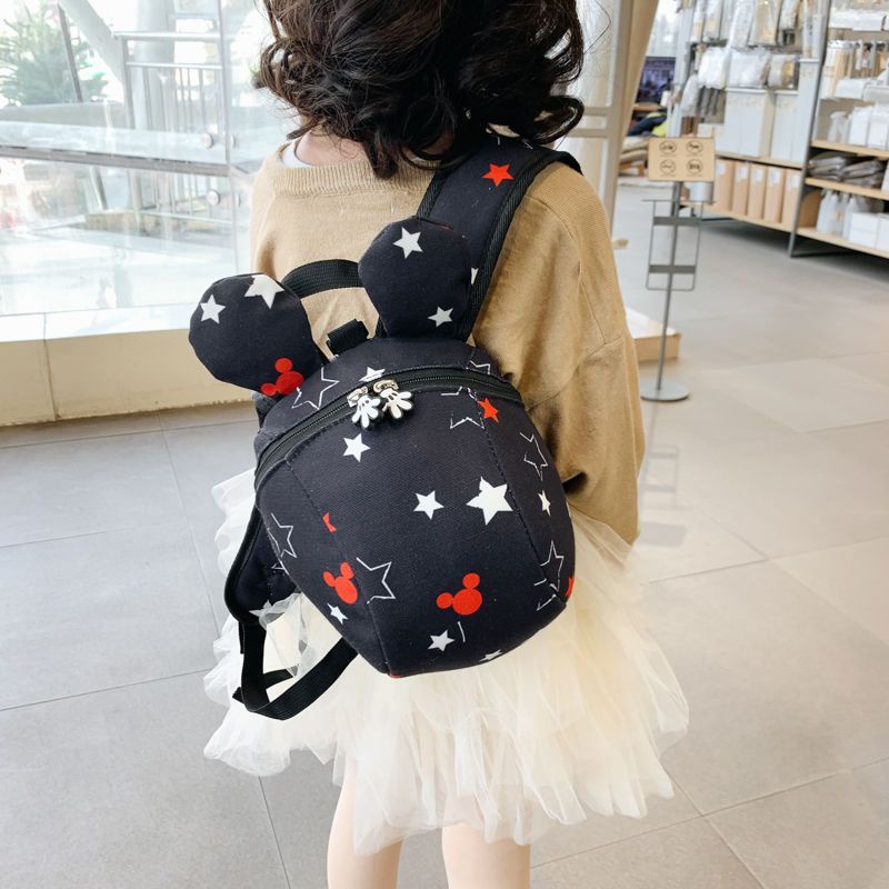 Balo Canvas Mini Siêu Nhẹ Họa Tiết Hoạt Hình Dễ Thương Cho Bé