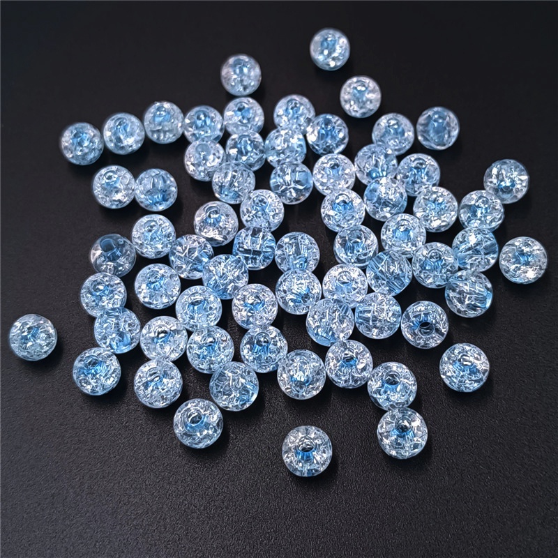 Set 10 Hạt Acrylic Tròn 8-16mm Làm Trang Sức Thời Trang DIY