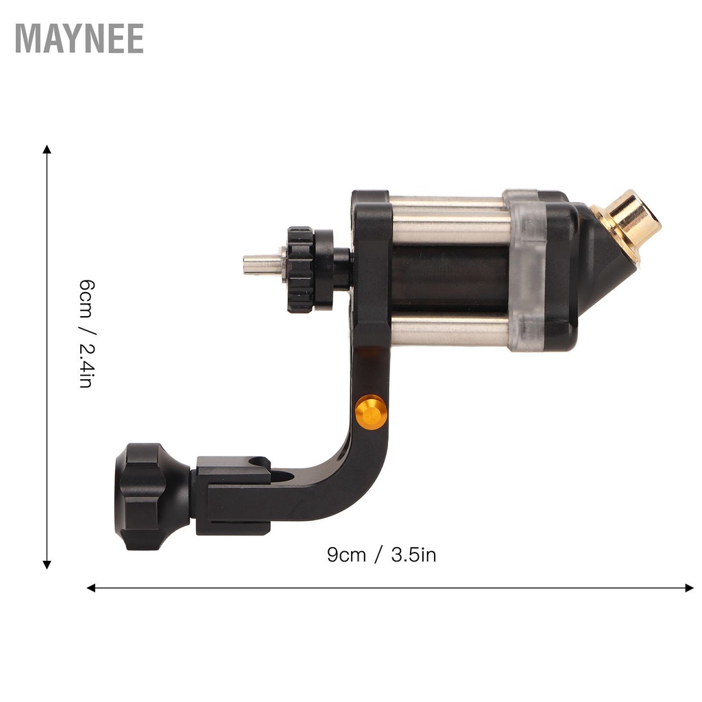 Maynee Máy xăm hình động cơ Coreless Không gian nhôm lót Shader Máy xăm quay RCA cho nghệ sĩ xăm hình snowa