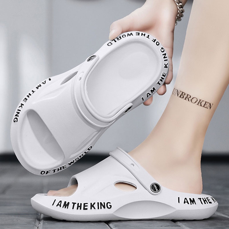 GUDETU  Xăng Đan 2 Dây Thoáng Khí Trọng Lượng Nhẹ Thời Trang Mùa Hè Cho Nam