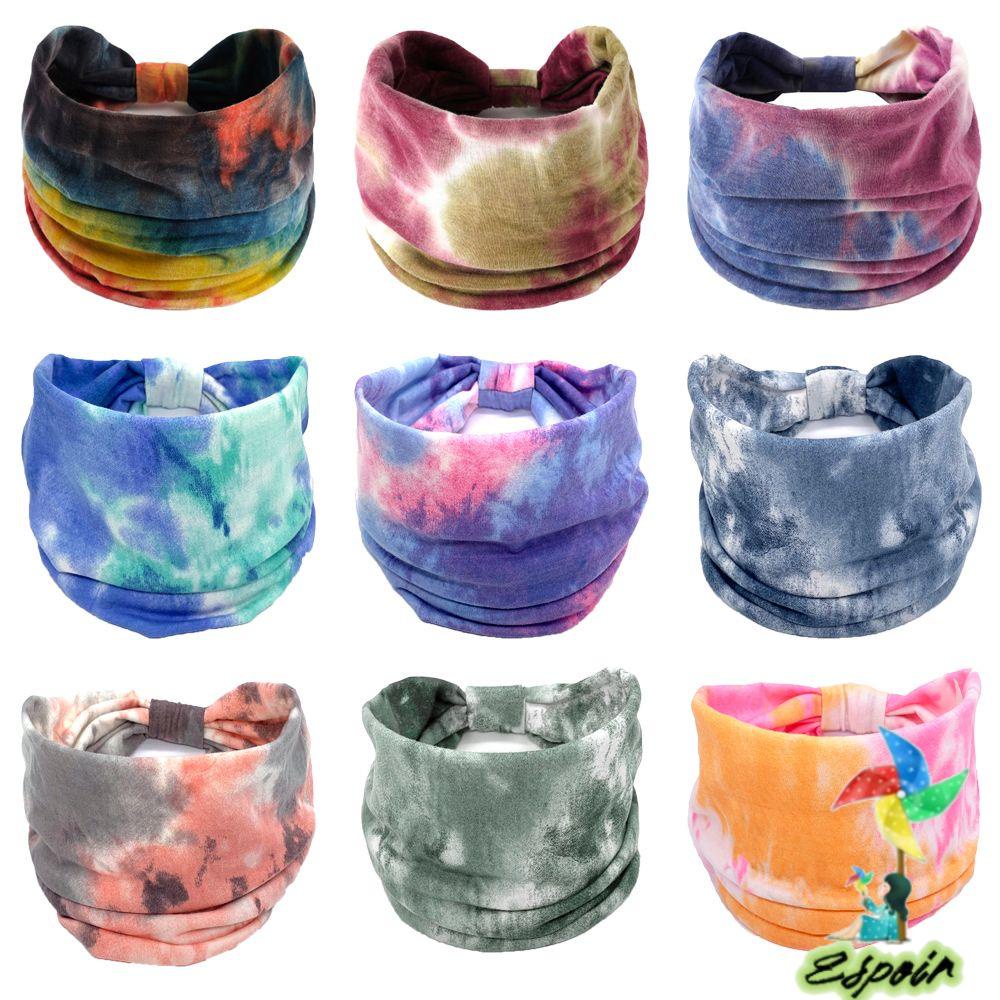 ESPO Băng Đô Cài Tóc Bản Rộng Co Giãn Thoáng Khí Thiết Kế Thắt Nút Độc Đáo Thời Trang Cho Nữ