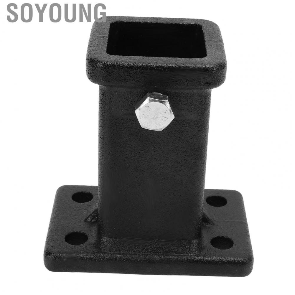 Soyoung Trailer Hitch Receiver Adapter Reliable Rustproof  On Tube Abrasion Resistant High Hardness for Pickup Trucks