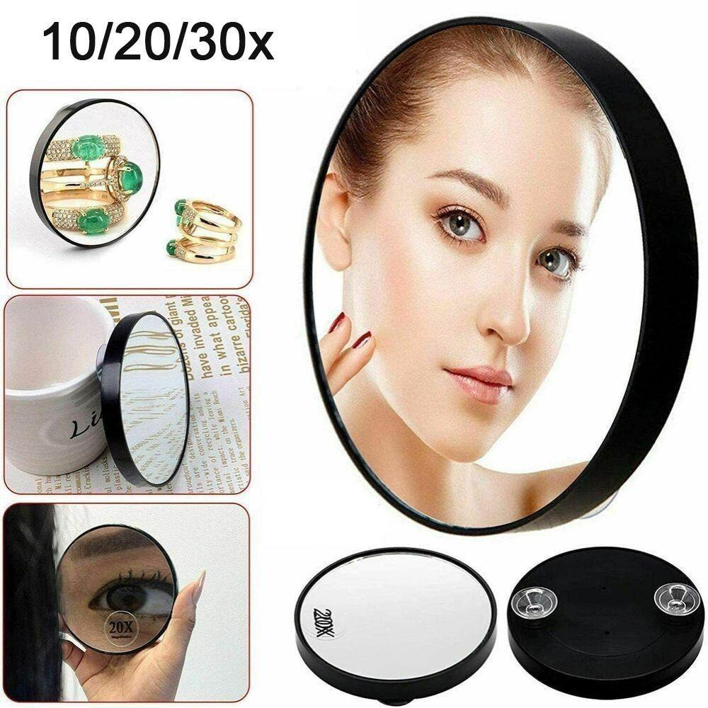 BSUNS Gương Trang Điểm Phóng Đại 10 / 20 / 30x Hình Tròn Có Hai Giác Hút Tiện Dụng