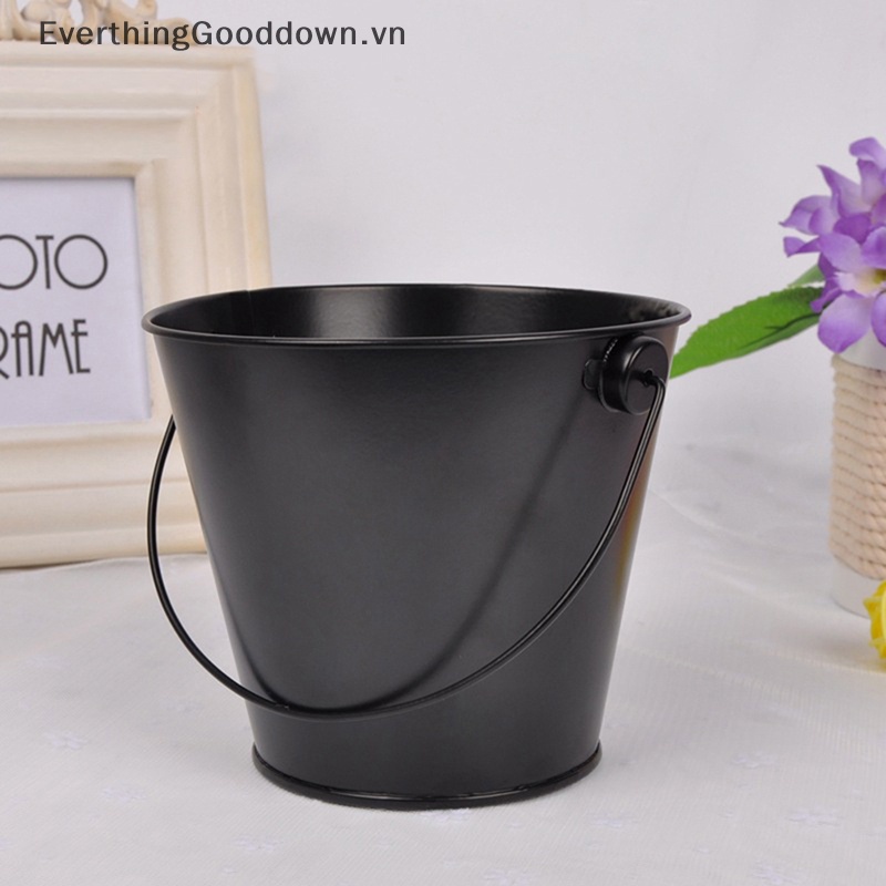 Xô Kim Loại Mini Đựng Kẹo Nhiều Màu Sắc Dùng Trang Trí Tiệc Cưới DIY