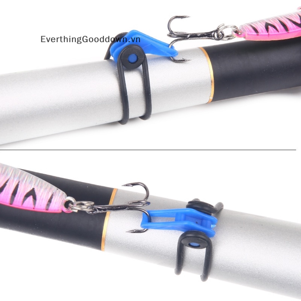 Everthinggooddown Set 10 Phụ Kiện Giá Đỡ Móc Câu Cá Bằng Nhựa An Toàn vn