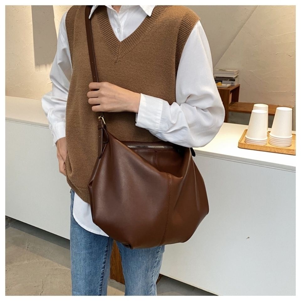 Túi Xách Da Mềm Cỡ Lớn Thời Trang Đơn Giản Cho Nữ