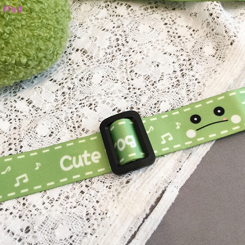 {Ffsd} 1 Túi Đeo Vai Hình Chú Ếch Nhồi Bông Dễ Thương Vui Nhộn Dành Cho Bé Gái
