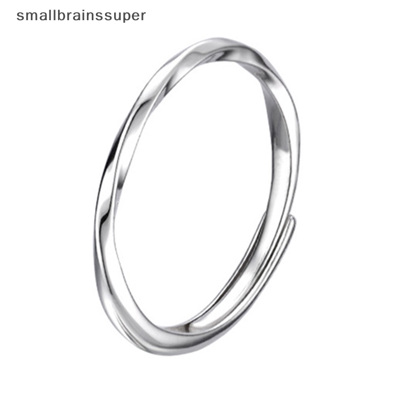 Nhẫn Tròn Màu Bạc Đơn Giản Không Phai Thời Trang Cho Nữ