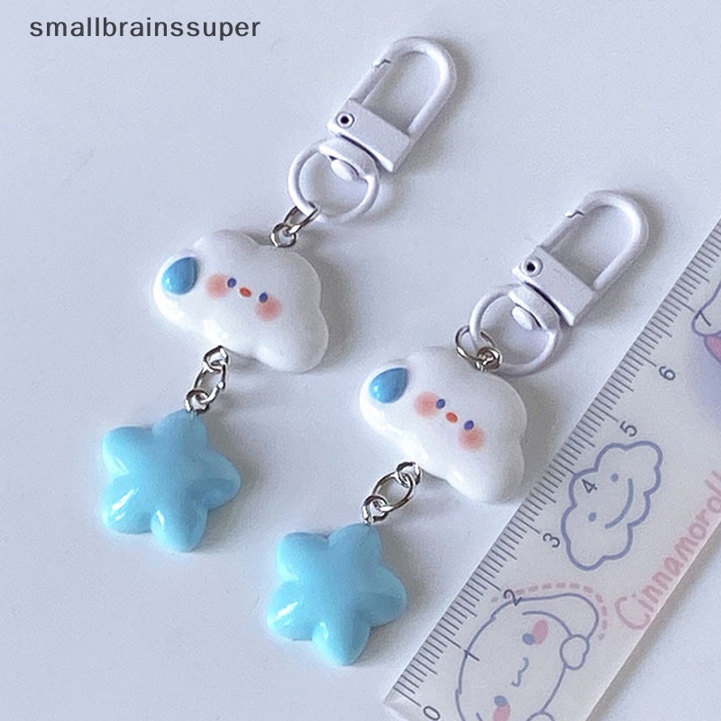 Móc Khóa Xe Hơi / Túi Xách Hình Đám Mây / Ngôi Sao Màu Xanh Dương Nhỏ Nhắn Dễ Thương Cho Nữ SBS