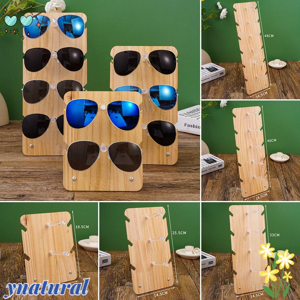 YNATURAL Giá Đỡ Trưng Bày Mắt Kính Nhiều Tầng Tiện Lợi