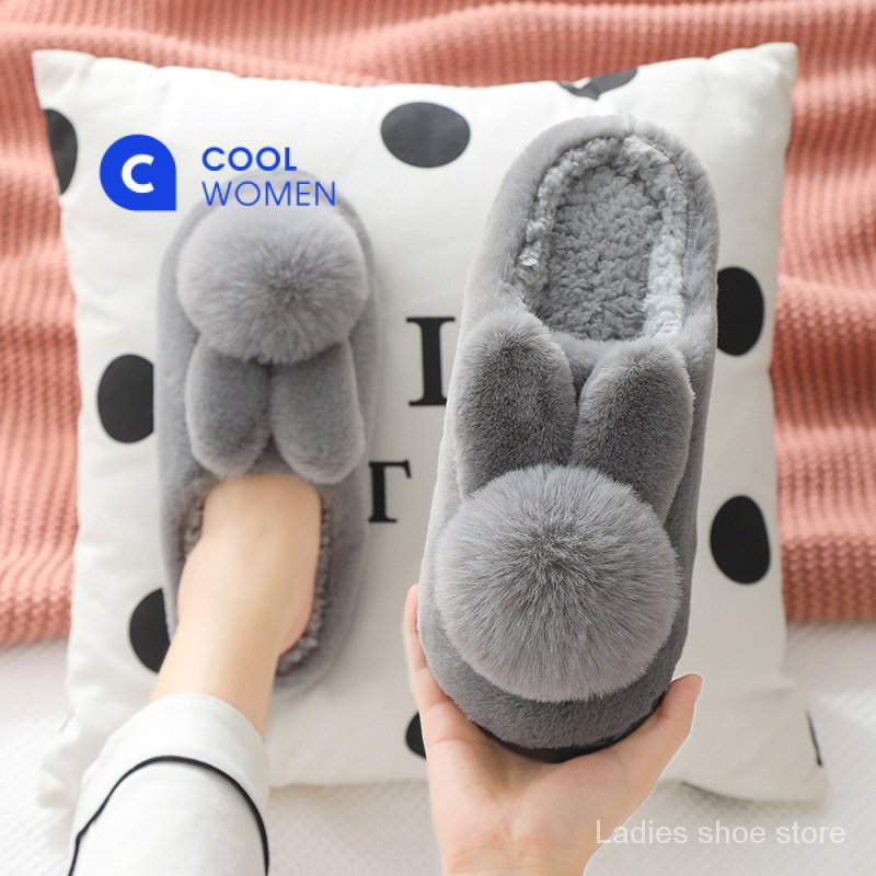 Dép bông đi trong nhà tai thỏ big size35-42