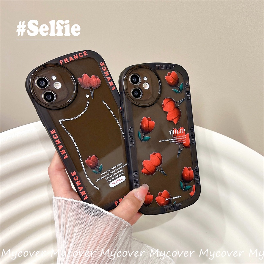 Ốp Điện Thoại Silicon Mềm Họa Tiết Hoa Bảo Vệ Cho iPhone 11 13 12 14 Pro Max X XR Xs Max 6 7 8 Plus