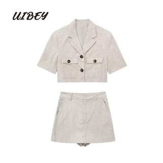 Uibey bộ áo khoác + quần thời trang cá tính trẻ trung 858661