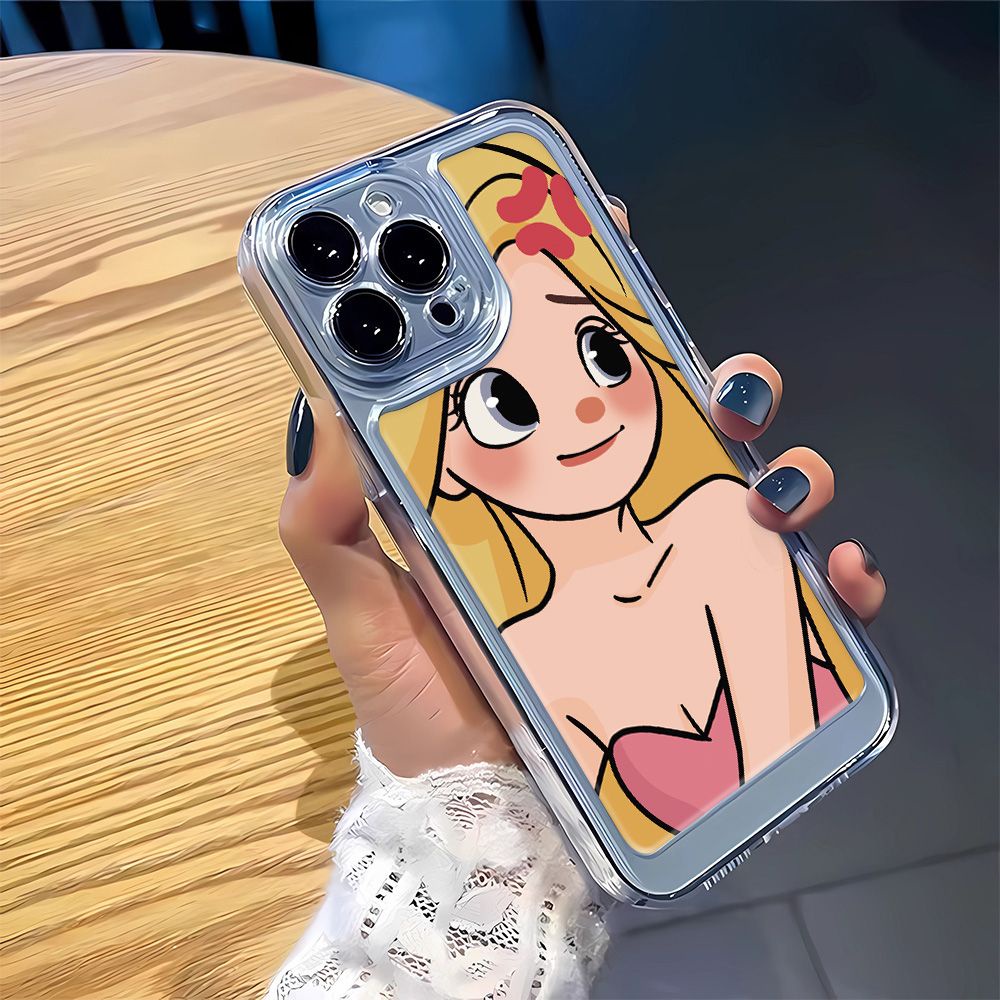 Ốp Điện Thoại Dẻo Họa Tiết Cô Gái Giận Dữ Dễ Thương Cho Iphone14Promax 12 711 13 8piPhone14Promax