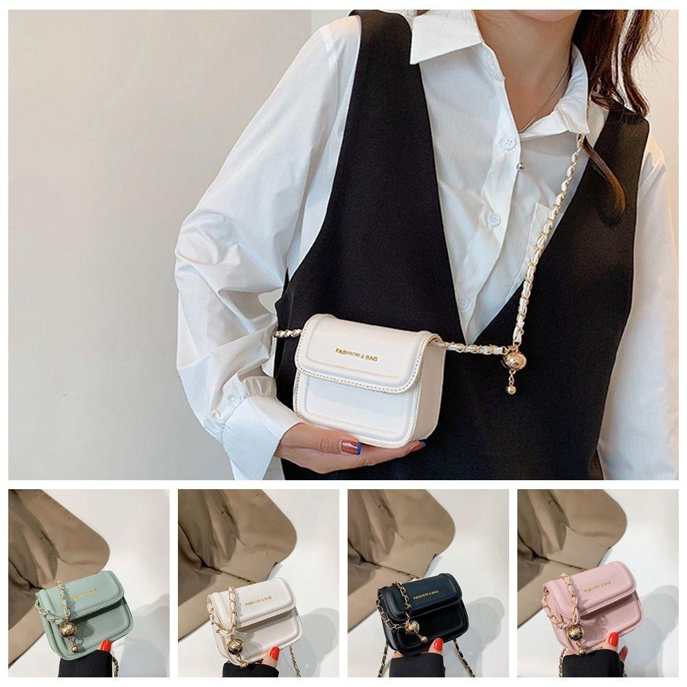 FALLFORBEAUTY Túi Đeo Vai Cỡ Lớn Màu Sắc Đơn Giản Tùy Chỉnh Thời Trang Cho Nữ
