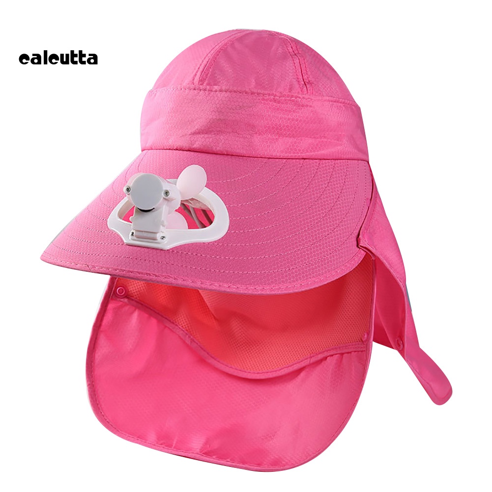 [calcutta] Mũ Rộng Vành Che Mặt Vành Cổ Chống Nắng Có Thể Tháo Rời Dùng Ngoài Trời Mùa Hè