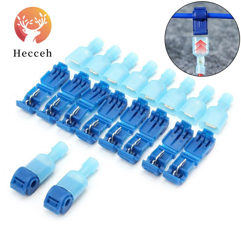 HECCEH Set 5 / 15 / 25 Cặp Khóa Chữ T Bảo Vệ Dây Điện Nhanh Chóng