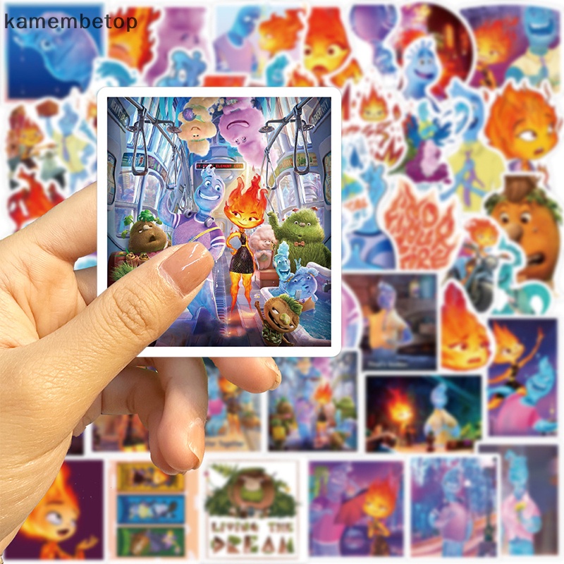 Bộ 50 Miếng Dán Hoạt Hình Graffiti Trang Trí Vali / Laptop / Vali / Va Li