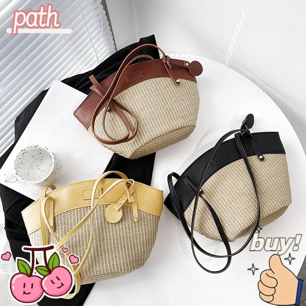PATH Túi Tote Đeo Vai Vải Dệt Thiết Kế Dễ Thương Cho Nữ
