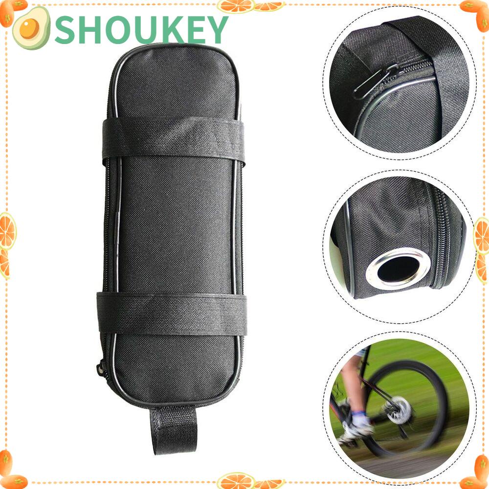 SHOUKEY Túi Đựng Bộ Điều Khiển Xe Đạp Hình Tam Giác Có Đèn Tiện Dụng