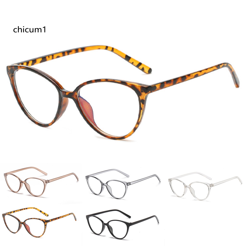 Kính Đọc Sách Gọng Tròn CC 0 Độ Chống Ánh Sáng Xanh Cho Học Sinh