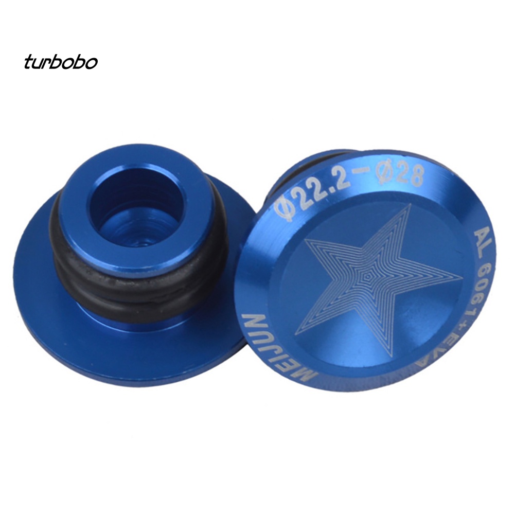 Set 2 Nút Gắn Tay Lái Xe Đạp Leo Núi Bằng Hợp Kim Nhôm Cao Cấp