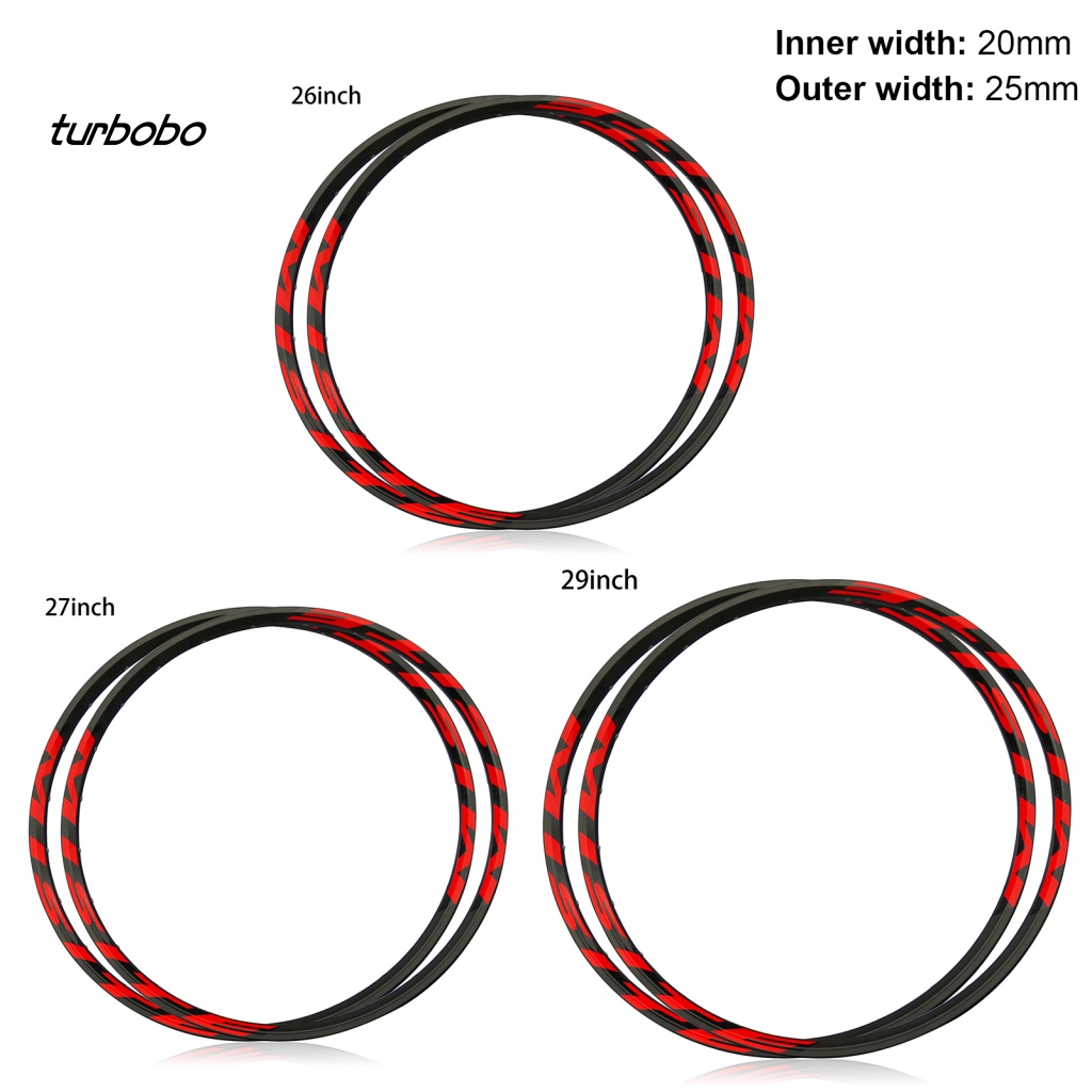 Set 2 Bánh Xe Đạp Leo Núi Không Ruột Màu Sắc Tươi Sáng