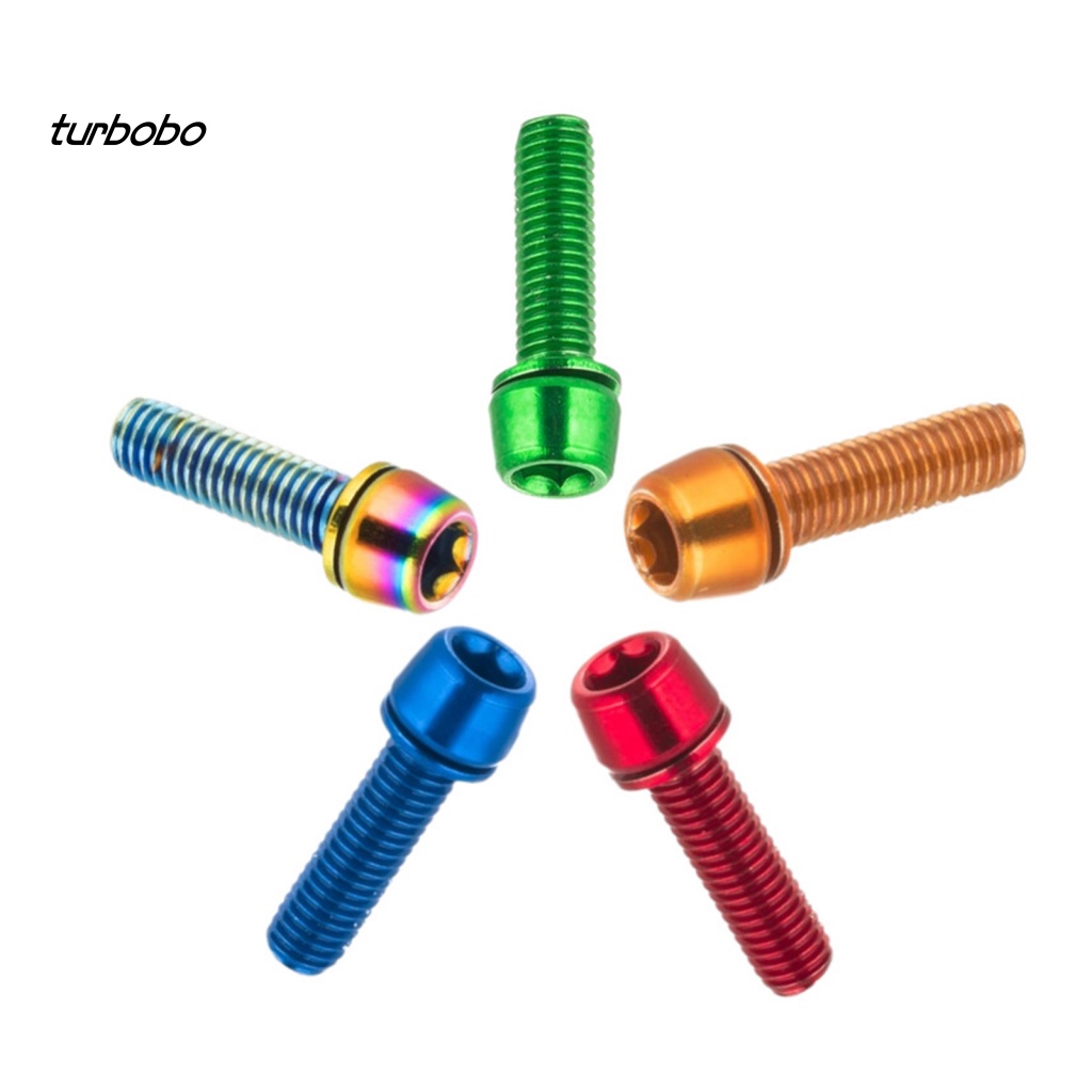 Set 6 Ốc Vít M5x18mm Bằng Thép Chống Biến Dạng Cho Xe Đạp Leo Núi