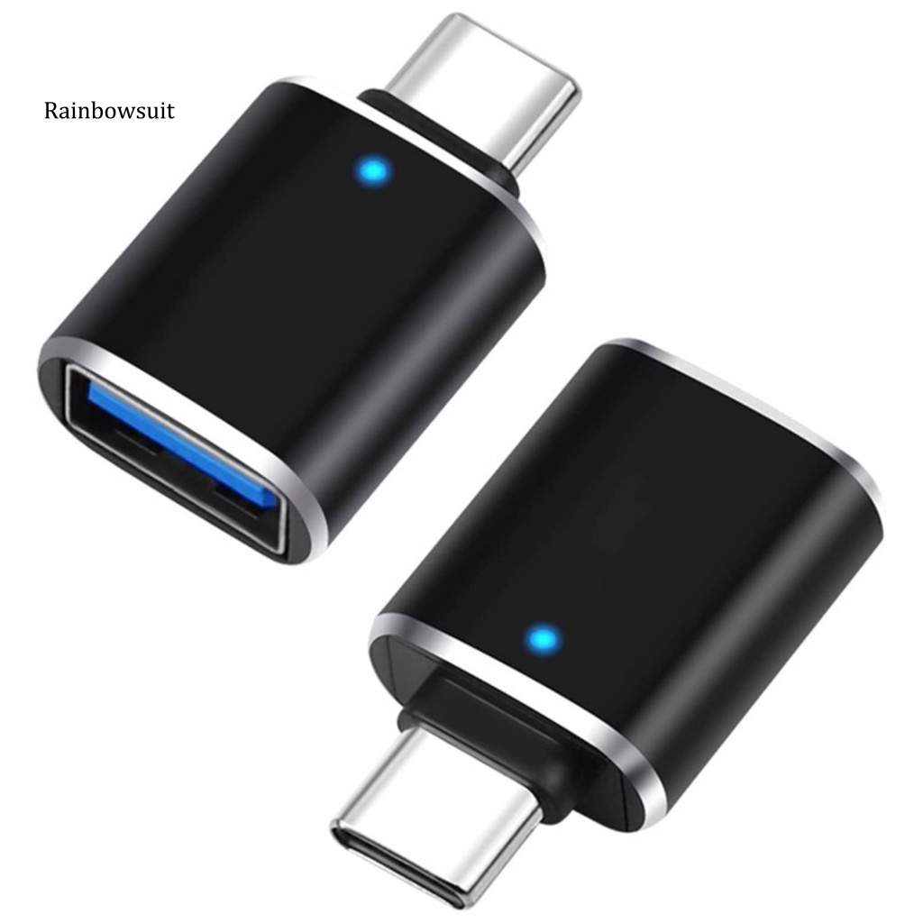 Bộ Chuyển Đổi OTG Tốc Độ Cao Type-C Sang USB Mini OTG Có Đèn Báo Cho Điện Thoại Thông Minh