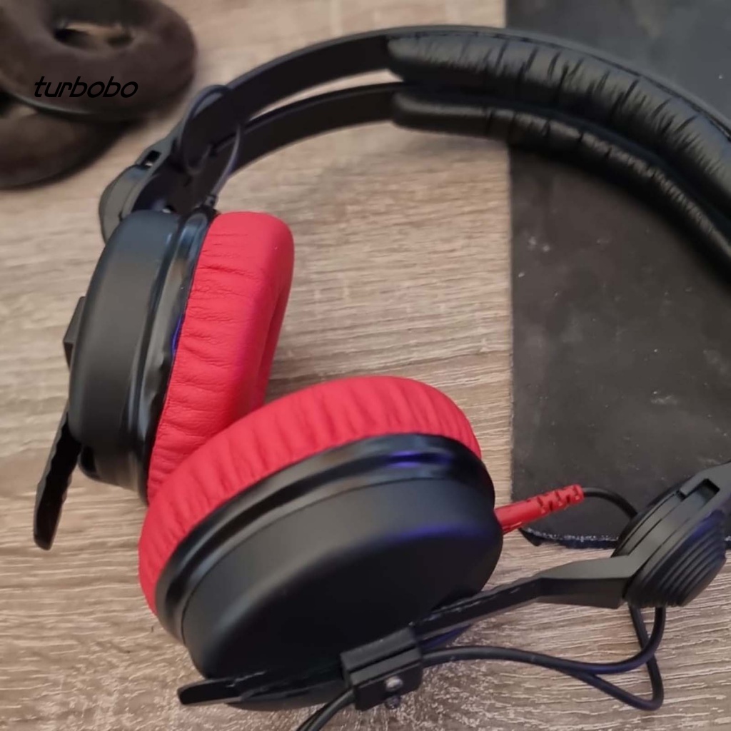 1 Cặp Đệm Tai Nghe Bằng Xốp Giả Da Cách Âm Thoáng Khí Chống Trượt Cho Sennheiser HD25-1II HD25 HD25SP 25SP-II