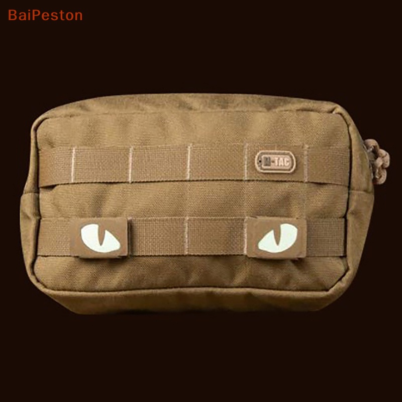 [BaiPestonV] Miếng Dán Trang Trí Ba Lô Họa Tiết Mắt Mèo Phát Sáng Trong Bóng Tối