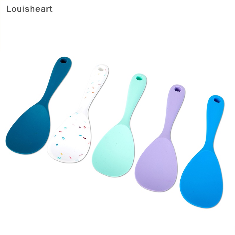 Muỗng Ăn Súp Tay Cầm Dài Bằng Silicon Louisheart TFG