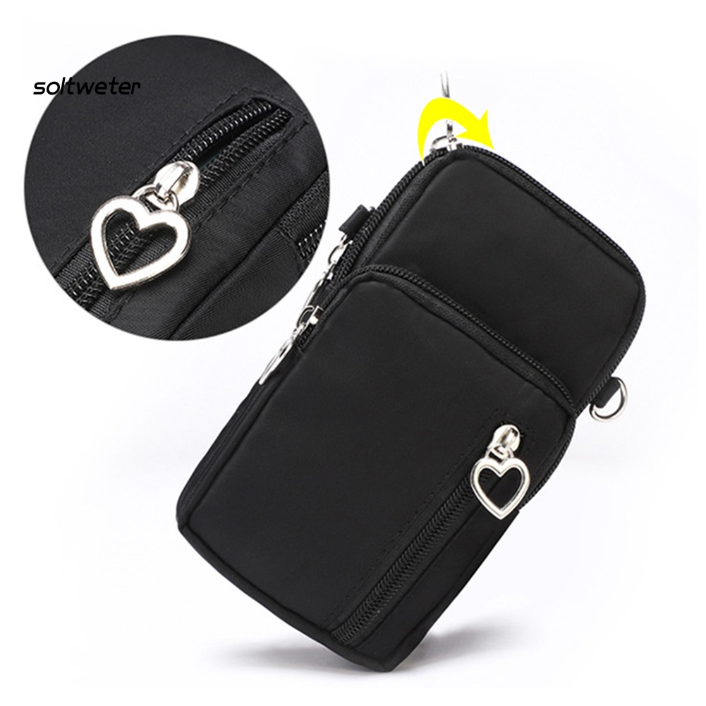 Túi Đựng Điện Thoại Mini Bằng Vải Oxford Đeo Cánh Tay Siêu Nhẹ Phong Cách Thể Thao Thời Trang Cho Nữ