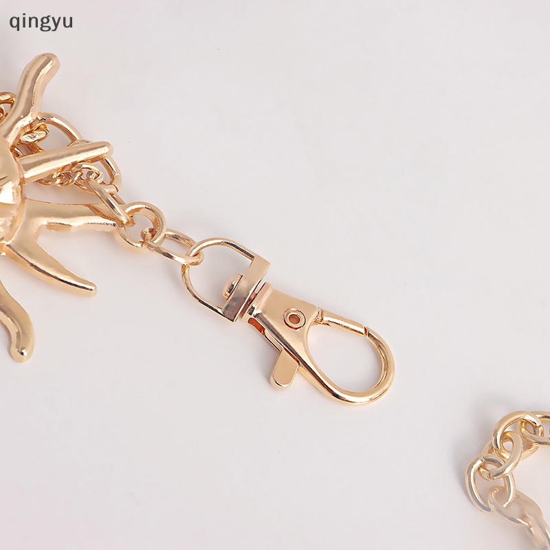 Thắt Lưng Nhiều Lớp Hình Mặt Trăng Mặt Trời Phối Dây Xích Kim Loại Phong Cách Punk Gothic Hàng Mới Dành Cho Bạn Nữ