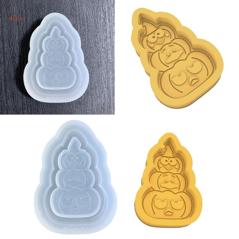 Khuôn Silicone Làm Móc Khóa DIY Hình Bình Lắc Bằng Nhựa Resin Trong Suốt