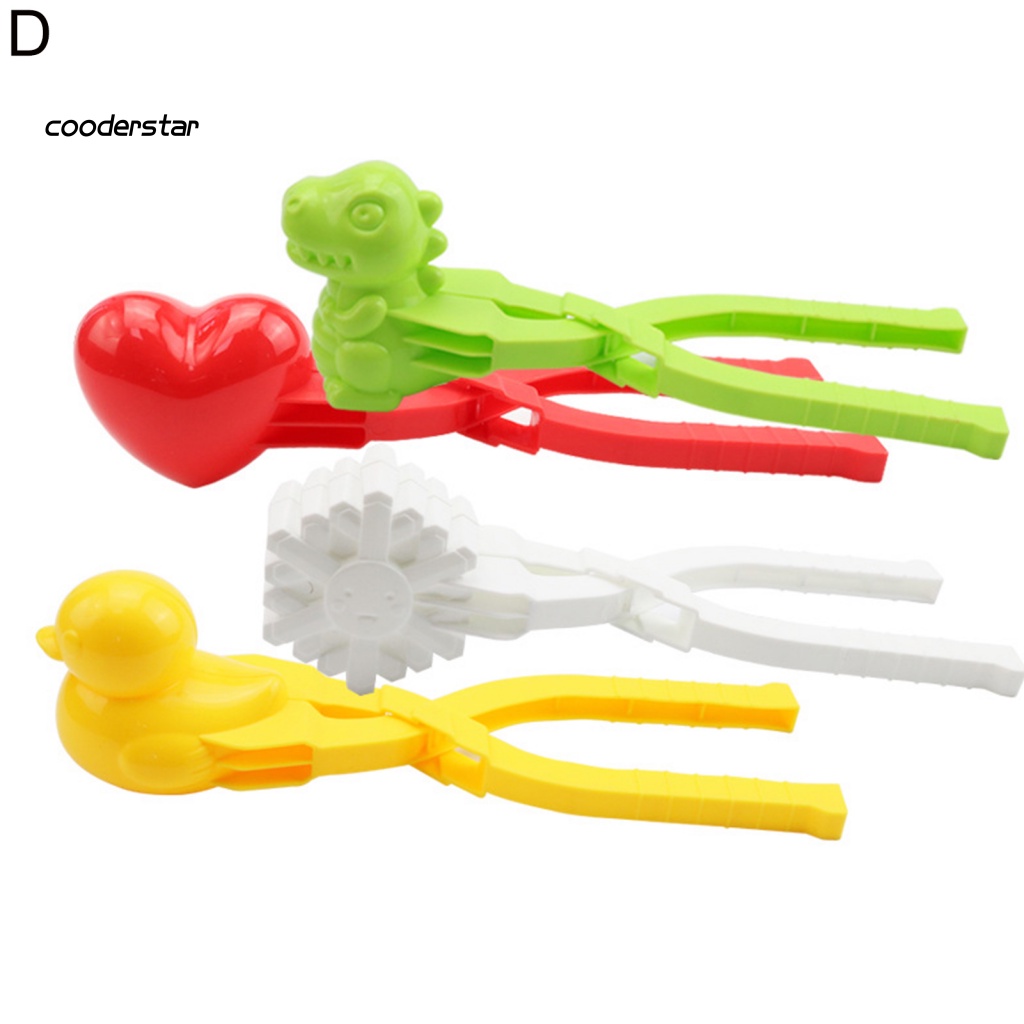 1 Bộ Kẹp Làm Quả Cầu Tuyết Chịu Nhiệt Độ Thấp Họa Tiết Hoạt Hình Giải Trí Vào Mùa Đông Cho Bé